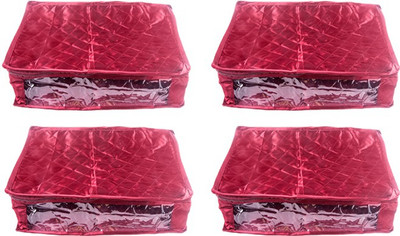 

Annapurna Sales Designer 4 Inch Height Side Transparent Peticot Cover - Set of 4 Pcs. Maroon00302(Maroon)