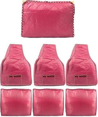 

Annapurna Sales Designer Large Saree/Blouse Cover and Jewellery Case - Set of 7 Pcs. Maroon00191(Maroon)