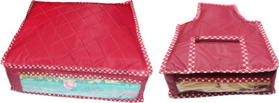 

Atorakushon Parachute Combo of 1PC Saree Cover 1PC Blouse Cover P1S&1b(Maroon)