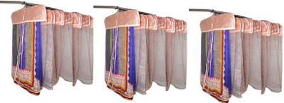 

Addyz Plain Pack Of 36 Net Saree Cover Wardrobe Organize(Peach)
