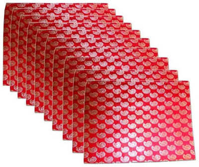 

Ruhi's Creations Designer Brocade Saree Cover - Red 1013(Red)