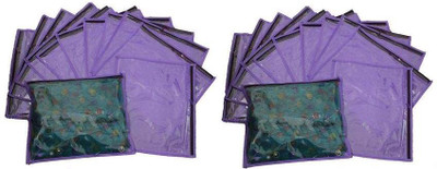 

Fashion Bizz Regular Purple Saree Cover 24 Pcs Combo FB-24(Purple)