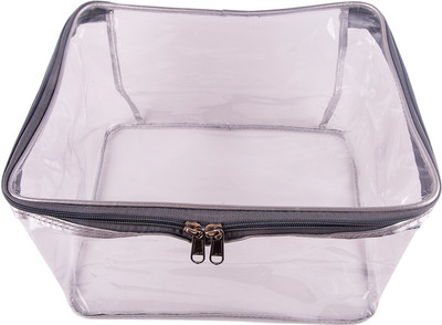 

Annapurna Sales Designer 9 Inch Height Full Transparent Big Blouse/Peticot & Clothe Cover Grey00513(Grey)