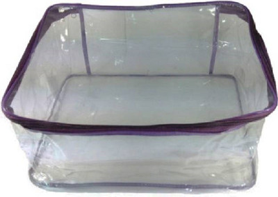 

Motherland Transparent Spacious Plain Saree Cover MLTSC(White Transparent)