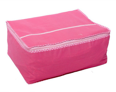 KUBER INDUSTRIES Designer Kuber Industries Saree Cover in Heavy Non Wooven Material Capacity of 10 to 15 Sarees MKU00006645 Pink KUBER INDUSTRIES Ga