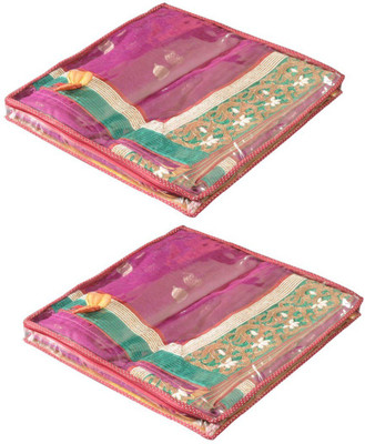 Srajanaa Saree Cover Premium / Saree Pouch Set Of 2 SR 119 Maroon Srajanaa Garment Covers