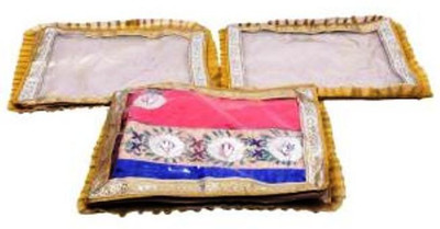

Motherland Designer Golden Multipurpose Cover (Set of 3) MLGP01(Golden)