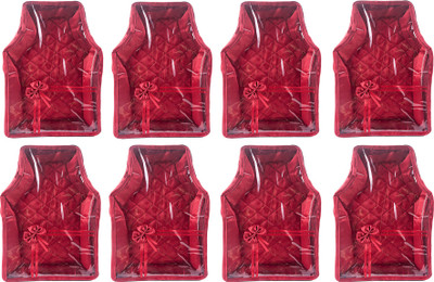 

Annapurna Sales Designer 4 Inch Height Front Transparent large Blouse Cover - Set of 8 Pcs. Maroon00358(Maroon)