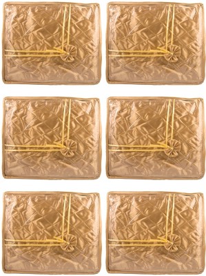 FAVISM Designer Small Saree Cover - Set of 6 Pcs. Golden00175(Gold)