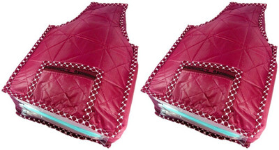 

Addyz Plain Pack of 2 Blouse Cover(Maroon)