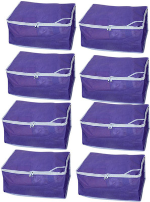 

Ombags & More Designer saree cover combo of 8 Purple08(Purple)