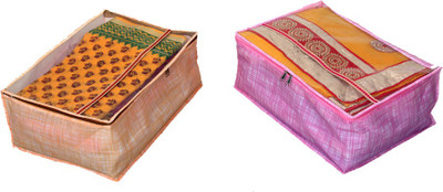 

Kuber Industries Designer Non Woven Saree Cover, lahenga Cover , Wardrobe organiser Set of 2 Pcs (Khaki Design) KUBS66(Multicolor)
