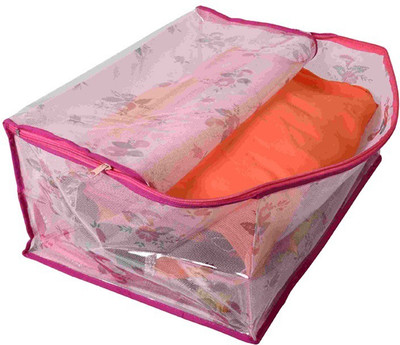 KUBER INDUSTRIES Designer Saree Cover MKU606 Pink KUBER INDUSTRIES Garment Covers