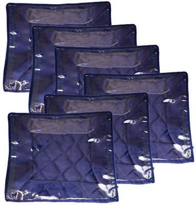 

Mun Shree Designer Double Sarten 5 Saree Cover Box(Pack Of 6) MS-12(Blue)