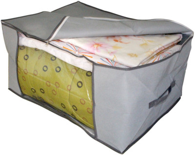 

HOKIPO Dust & Moisture Proof Foldable Closet Cloth Organizer Bag, 60 x 45 x 30 cm AND002976(Grey)
