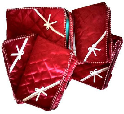 KUBER INDUSTRIES Designer Full length saree cover 5 Pcs Combo Mku213 Maroon KUBER INDUSTRIES Garment Covers