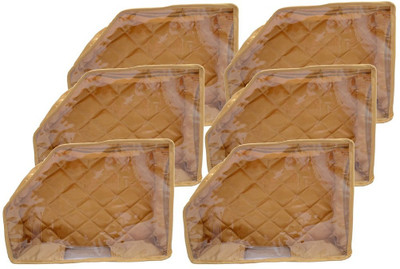 

Mun Shree Designer Double Sarten Plastic 15Pcs Blouse Cover(Pack Of 6) MS-31(Golden)