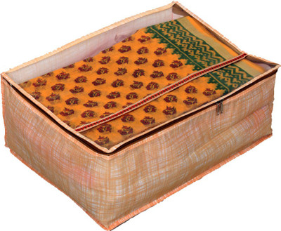 KUBER INDUSTRIES Designer Non Woven Saree Cover, lahenga Cover , Wardrobe organiser Khaki Design KUBS67 Multicolor KUBER INDUSTRIES Garment Covers