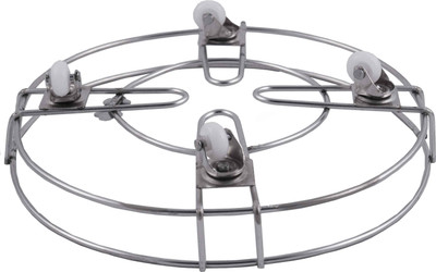 

VSE Gas Cylinder Trolley(Silver, Pack of 1)