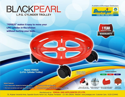 24% OFF on Black Pearl Plt-Trolly Gas Cylinder Trolley(Red, Pack of 1) 24% OFF on Black Pearl Plt-Trolly Gas Cylinder Trolley(Red, Pack of 1)