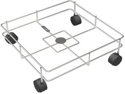 Saffron S.S OIL DABA TROLI Gas Cylinder Trolley(Silver)