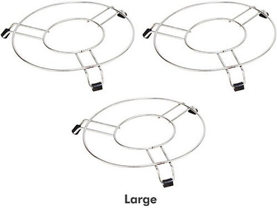 

Nalini Table Ring No. 3 Gas Cylinder Trolley(Silver, Black)