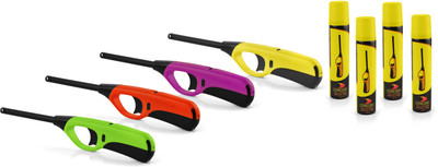 

CONCORD surya city Polypropylene, Steel Gas Lighter(Multicolor, Pack of 8)