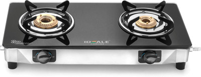 

Ideale Chrome Stainless Steel Manual Gas Stove(2 Burners)