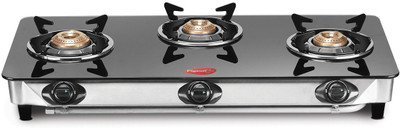 

Pigeon Blaze 3 Steel Automatic Gas Stove(3 Burners)