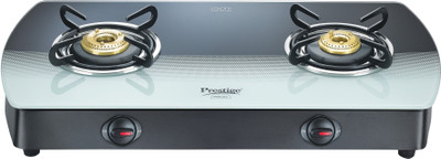 Prestige Premia Glass, Aluminium Manual Gas Stove