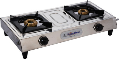 

Suryaflame Eco Deluxe Stainless Steel Manual Gas Stove(2 Burners)