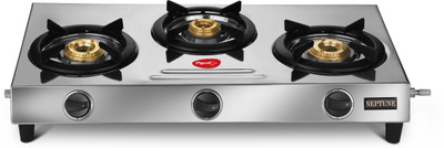 

Pigeon Stainless Steel Manual Gas Stove(3 Burners)