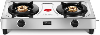 4% OFF on Pigeon Bingo Stainless Steel Manual Gas Stove(2 Burners) 4% OFF on Pigeon Bingo Stainless Steel Manual Gas Stove(2 Burners)