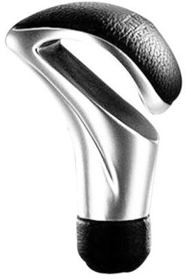

Bikers World PU Leather, Aluminium Alloy Gear Knob For(Silver)