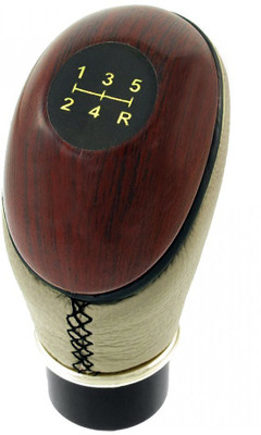 

ManeKo Leatherette, Plastic Gear Knob For(Beige, Brown)