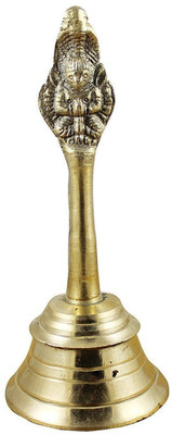 MNA Brass Pooja Bell(Gold, Pack of 1)