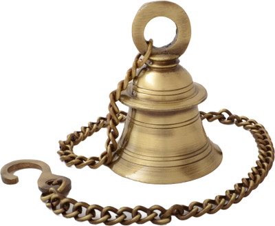42% OFF on HanDecor Hanging Bell With Chain Brass Decorative Bell(Brown, Pack of 1) 42% OFF on HanDecor Hanging Bell With Chain Brass Decorative Bell(Brown, Pack of 1)