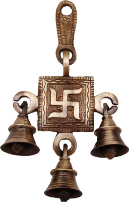 37% OFF on HanDecor Swastika Brass Decorative Bell(Brown, Pack of 1) 37% OFF on HanDecor Swastika Brass Decorative Bell(Brown, Pack of 1)