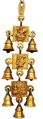 51% OFF on aakrati Brass Decorative Bell(Yellow, Pack of 1)