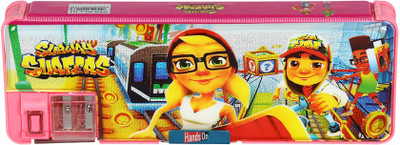 

HANDSON PENCIL CASE- A-113 Geometry Box(Pink)