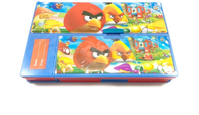 

Kidofash Jumbo Pencil Box Plastic Geometry Boxes(Multicolor)