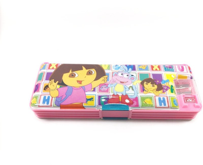 

Kidofash Light Pencil Box Plastic Geometry Boxes(Multicolor)
