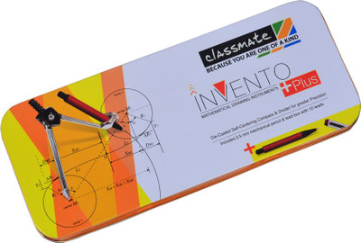

Classmate Invento Plus Metal Geometry Boxes(Orange)