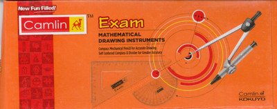 Camlin Exam Geomentary Box Geometry Box(Orange)