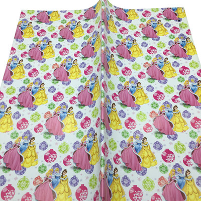 

Funcart Three princess wrapping paper Pack OF 10 princess paper Gift Wrapper(Mutlicolor)