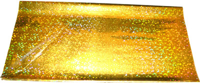 

Pin to Pen Gift Wrapping Holographic Sheet 19 Inch Yellow Checkers Plastic Gift Wrapper(Yellow)