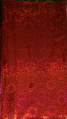 

NG 3D Hologram Star Plastic Gift Wrapper(Red)