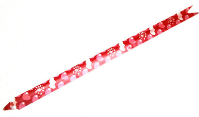

Pin to Pen Gift Wrapping Ribbon Red 23 CM Flower Plastic Gift Wrapper(Multicolor)