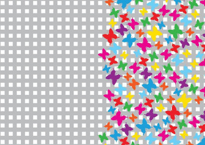 

Sixteen Shades Birthday Butterfly Kisses Paper Gift Wrapper(Grey)