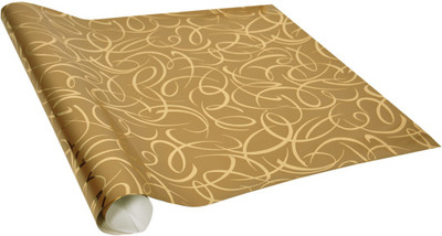 

Star Golden Metallic Criss-Cross Pattern Italian Paper Gift Wrapper(Multicolor)